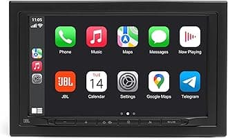 Legend 700 2-DIN 7" Touchscreen Car Stereo with Wireless Apple CarPlay & Android Auto, Bluetooth, 4x50W Output, 16-Band EQ, Subwoofer Control, DAB/DAB+ Radio, and 6 Preamp Outputs