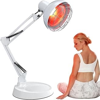Near Infrared Lamp, Infrared Therapy Bulb Heat Lamp Red Light Therapy for Body Joint Pain and Muscle Aches Infrared Light Home Use Device