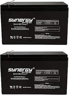 Beiter DC Power High Performance Rechargeable 24 Volt (2 12V Batteries) Battery Pack for The Razor E300 & Razor E325, W15130640003, W13112430003, W13112430185, W15130412003