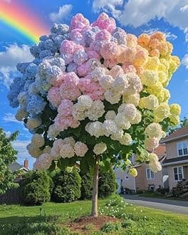 Hydrangea Imported Flower Seeds For Your Home Gardening | Pack of 70 to 80 seeds (LITE MIX SHADE)