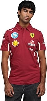 Scuderia Ferrari F1 2025 Team Polo - Red
