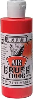 Jacquard Airbrush Color 4Oz Iridescnt Scarlet