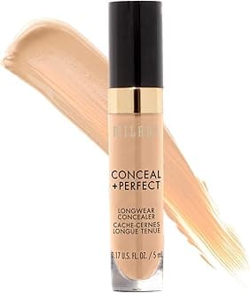 Conceal + Perfect Longwear Concealer - Light Natural (0.17 Fl. Oz.) Vegan, Cruelty-Free Liquid Concealer - Cover Dark Circles, Blemishes & Skin Imperfections for Long-Lasting Wear