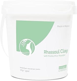 Fatima's Garden Rhassoul with Prickly Pear - Hydrating Face & Hair Mask, 1Kg
