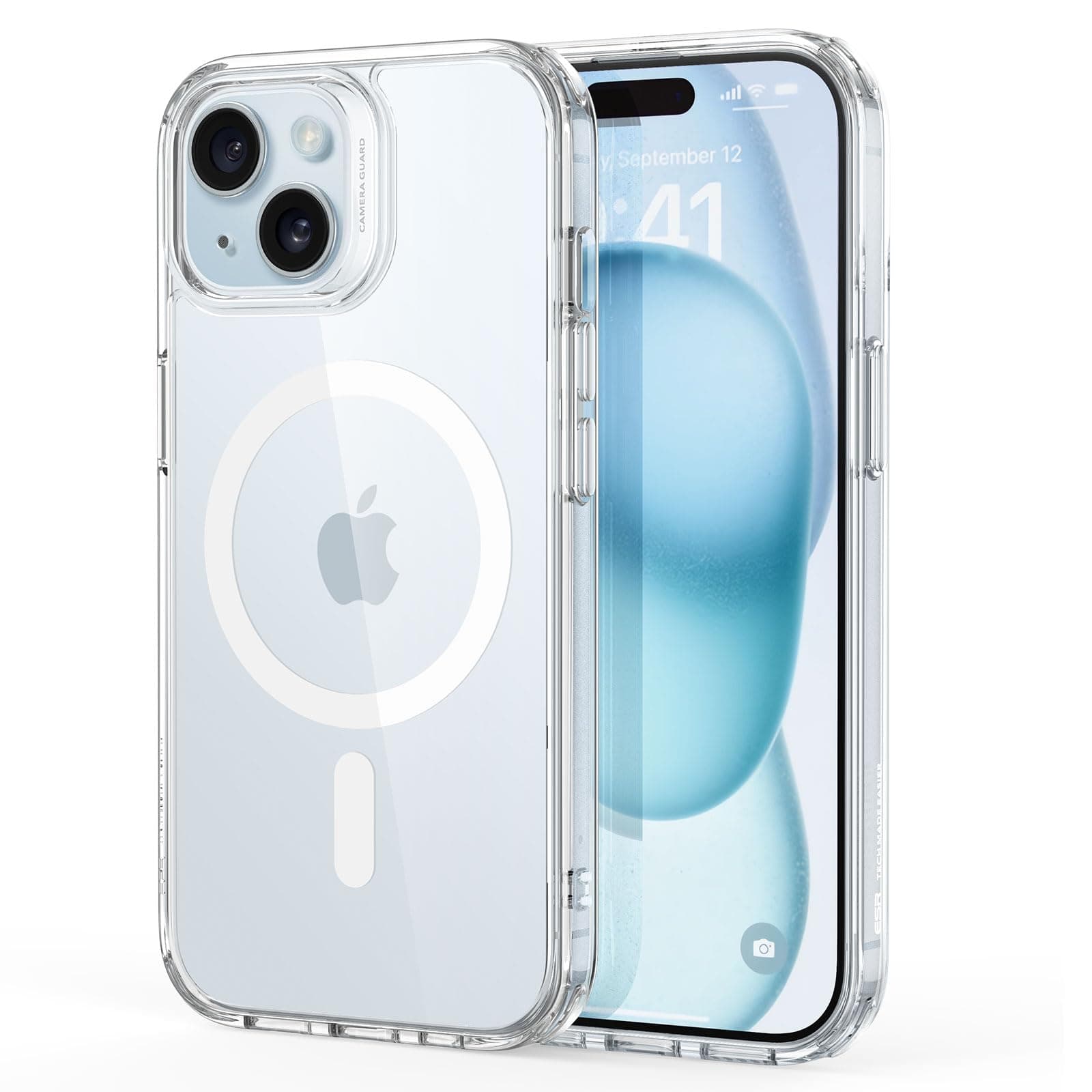 for iPhone 13 Pro Case, Compatible with MagSafe, Military-Grade Protection, Yellowing Resistant, Scratch-Resistant Back, Magnetic Phone Case for iPhone 13 Pro, Classic Series, Clear
