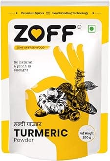 - Zoff Turmeric Powder | Haldi Powder | Rich in Curcumin, Antioxidant & Anti-inflammatory Benefits | Net Weight 100 g