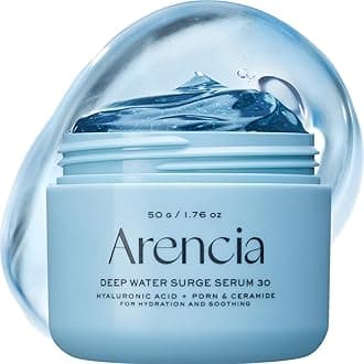 Arencia PDRN Intensive Hydration Overnight Serum - Cica PDRN + Hyaluronic Acid + Ceramide, Smooths fine line for plump glass skin, Korean Skincare 50g 1.76 oz