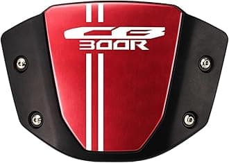 Motorcycle Accessories Compatible with CB 250r 300R CB250R CB300R 125 250 300 R Front Screen Windscreen Wind Deflector(CB300R-Red)