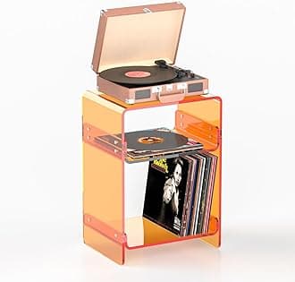 Clear Acrylic 3-Tier End Table/Nightstand – Sleek Bedside Storage with Durable Design, Perfect for Bedrooms, Living Rooms, or Modern Interiors – Ideal as a Bedside Table or Sofa Side Piece