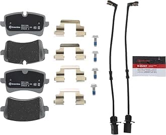 Brembo P85119N Premium Ceramic Rear Disc Brake Pad Set AUDI OE# 4G0698451B