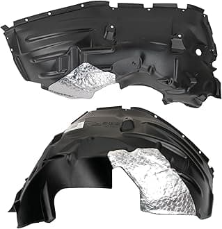 TRQ Inner Fender Liner Set Compatible with 2018-2022 Jeep Wrangler CH1248199 CH1249199
