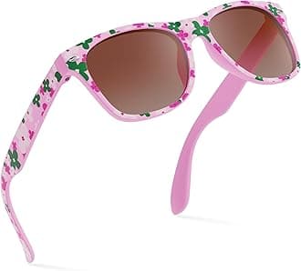 Retro Rewind Kids Sunglasses for Boys Girls Age 3-12 - Shatterproof UV400 Toddler Children Sun Glasses