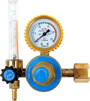 Argon Pressure Reducer Argon Pressure Regulator Gas Saver Argon Pressure Gauge For Argon Arc Welding Pipe CO2 MIG Tig Female Thread Welding Equipment