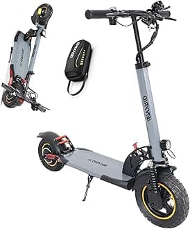 Electric Scooter Peak 1000W 28MPH & 20-40KM, 12.5Ah, 10" Tires Folding Commuter E Scooter Mulitiple Suspension, Dual Braking, Gift for Adult Teens Load 264lbs UL 2272 Certified
