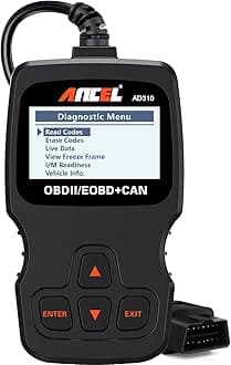ANCEL AD310 Universal OBD2 Scanner Car Engine Fault Code Reader CAN Enhanced Diagnostic Scan Tool, Read and Clear Error Codes for All OBDII Vehicles 1996+ or Newer (Classic Black)