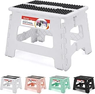 ACSTEP 9 inch Step Stool Dot White