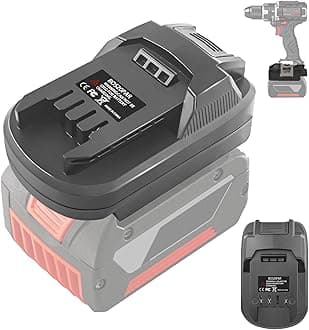 TPDL BOS18PAR Battery Adapter Bosch for Parkside Power Tools, Converter for Professional System, Compatible with Parkside Tools