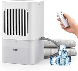 AquaPad Breeze Water Cooling Mattress Pad, 5 YR AquaCoverage, Remote Control, EvapoChill & SuperBlue Technology, Smooth, Hydro Cooled Mattress Topper, Bed Chiller (63x28 (Twin/Twin XL/Half Queen))