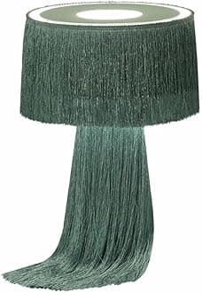 TOV Furniture Atolla Emerald Tassel Table Lamp