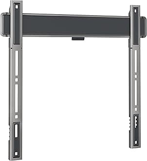 Vogel's TVM 5405 extremely flat TV wall bracket for 32-77 inch TVs, Max. 165 lbs, TV bracket max. VESA 400x400, Universally compatible, Distance to the wall only 0.59 inch