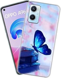 Fashionury Back Cover for Oppo A96 / Designer Flexible Soft Back Case Cover for Oppo A96-D0546