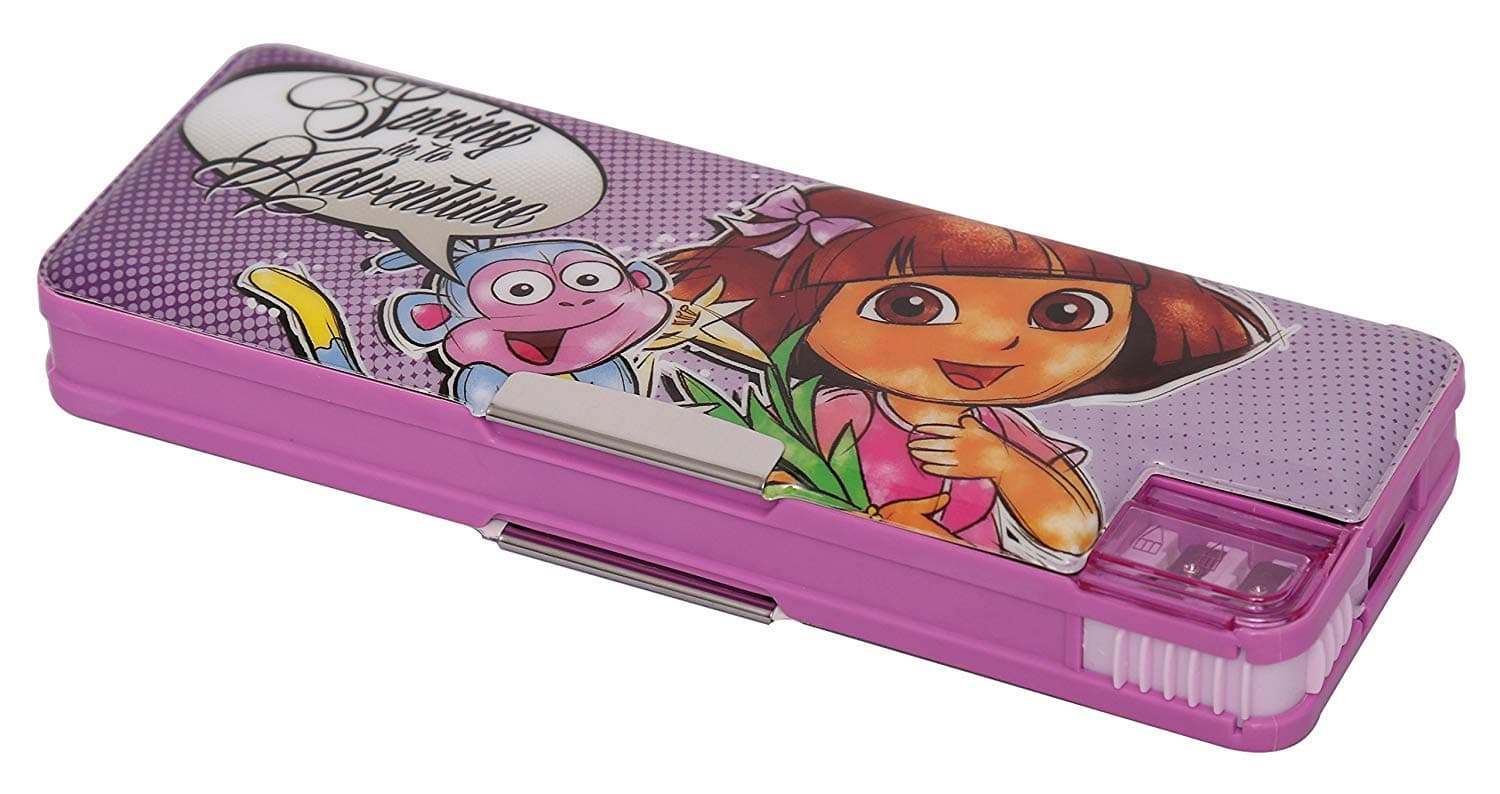 HMI Nickelodeon HMIIDSPC 304-DR Dora Multifunctional Pencil Box Set (Multicolor)
