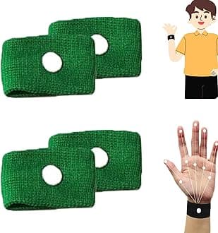 2Pair WeiMax Sugar Control Wristband,Healthify Acupressure Sugar Control Therapeutic Wristband,Regulate Blood Sugar Levels (Green)