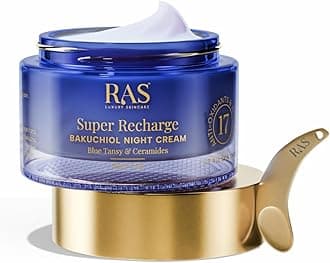Super Recharge Night Cream with Bakuchiol (Natural Retinol) & Peptides| Anti-aging | Visibly Reduces Fine Lines & Wrinkles in 5 Nights | Normal, Oily, Dry & Combination Skin | 50gm