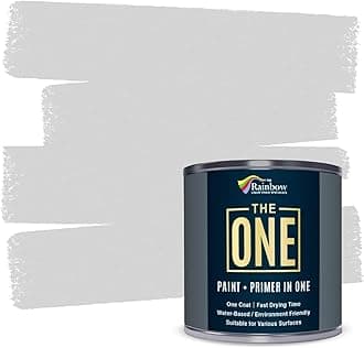 The One Paint - Satin Finish - Multi Surface Paint 2.5 Litre (Light Grey)