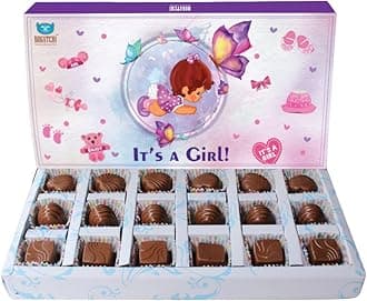 BOGATCHI Chocolate for Baby Shower, Girl Celebrations 180 g