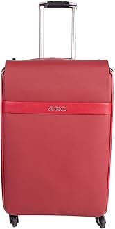 ABC Stylish 25-Inch Lightweight Durable Travel Luggage Trolley Suitcase/Bag for Men Women (Red| Medium)