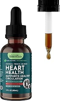 Heart Health for Dogs & Cats - Cardiovascular Support Supplement, Healthy Heart, Organic Hawthorn Berry, Herbal Tincture - 2 Fl Oz