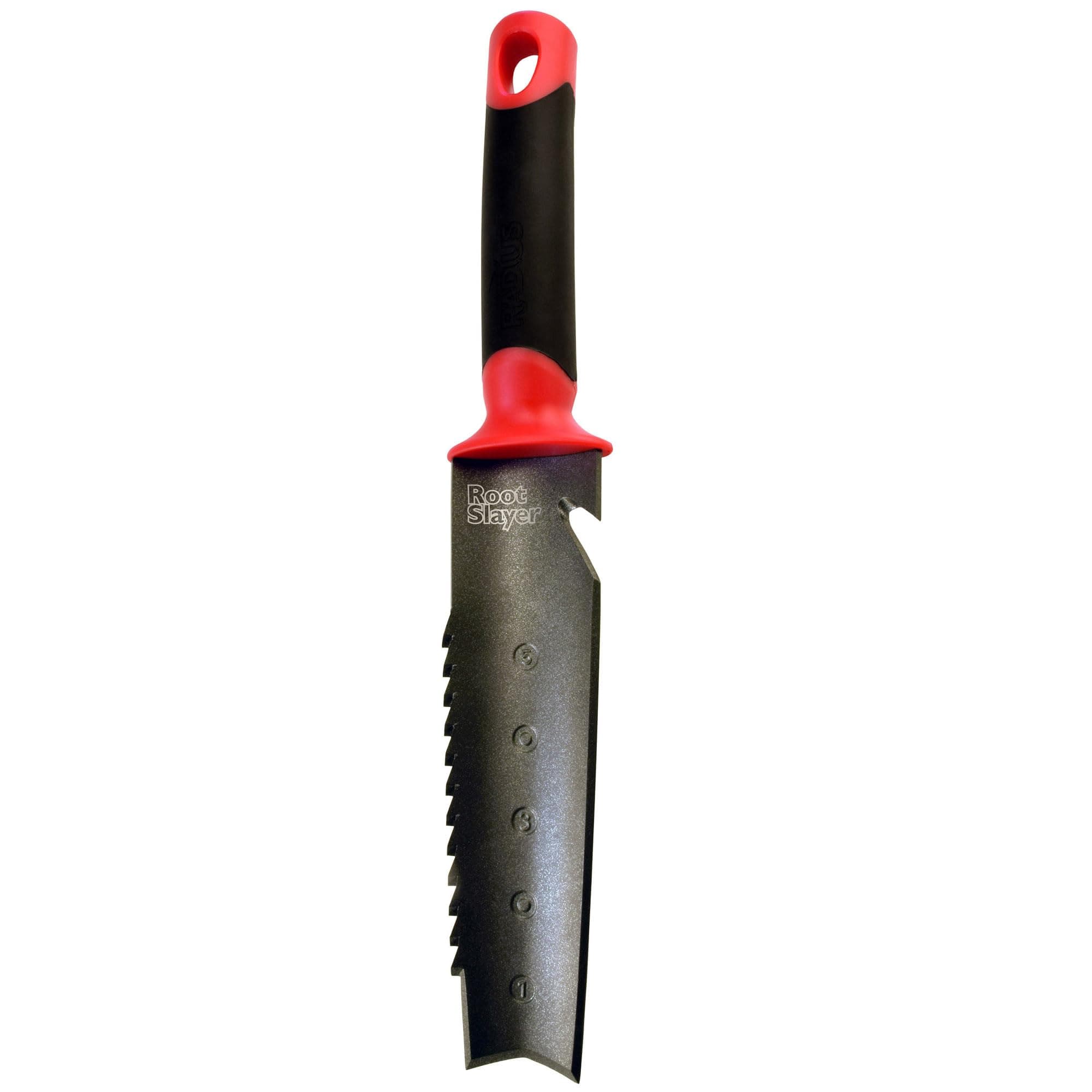 Root Slayer 17211, Soil Knife with Holster, Red