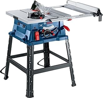 Bosch Professional Table Saw GTS 254, stable metal stand, cutting depths of 80 mm straight & 55 mm angle | Model: 0601B450L0 with 1 year warranty