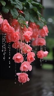 Weeping Begonia Imported Flower Bulbs for Home and Outdoor Gardening Pack of 1 bulbs (PEACH PINK)
