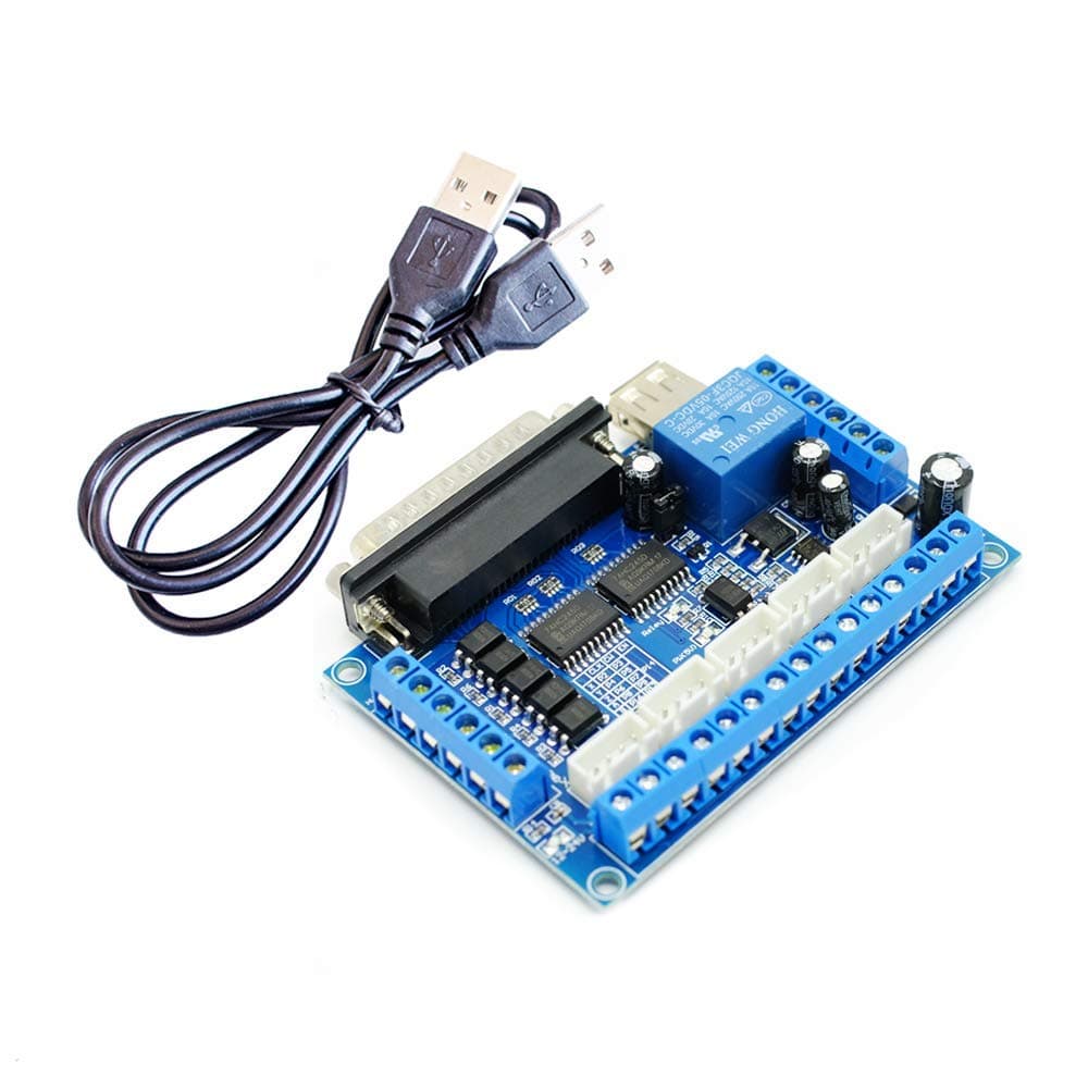 ARCELI 5 Axis Interface Board with Opto-couplers isolation N132 For CNC Router Stepper Motor Driver MACH3