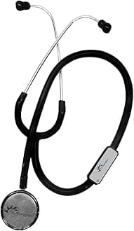 Dr Morepen ST-01 Deluxe Stethoscope (Black)