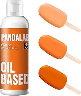 Orange Oil Based Food Coloring for Chocolate, Candy Melts, Donuts, Strawberries, Frosting, Cake, Professional Edible Dye for Baking - 80 Milliliters 2.7 Fl.Oz