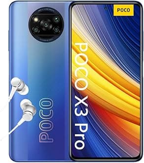 POCO X3 Pro - Smartphone 8+256GB, 6,67” 120Hz FHD+ DotDisplay, Snapdragon 860, 48MP Quad Camera, 5160mAh, Frost Blue (UK Version + 2 Years Warranty)