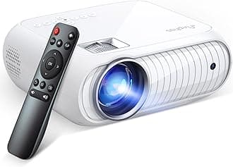 Projector, Home Theatre projector 1080P Full HD Supported, Upgraded 12000 Lux...