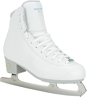 Skates - Topaz Adult Ice Skates - Competitive Figure Ice Skates with Stainless Steel Capri Blade