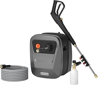 Giraffe Tools Grandfalls Pressure Washer G20 Pro, 65 FT Pressure Hose,Wall Mounted Power Washer with 4 Quick-Connect Nozzles,Foam Cannon for Cars/Patios/Driveways/Fences,2500 MAX PSI 2.2 GPM