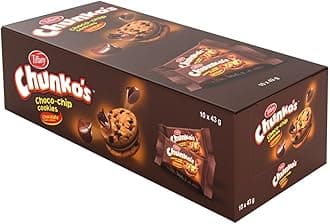 Tiffany Chunko's Choco Chip Cookies Chocolate Cream Sandwich, 10 x 43 g