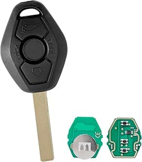 433MHZ 3 Buttons EWS System For BMW E39 E53 E46 E60 E80 E85 Key Fob For BMW Z3 Z4 X3 X5 Series PCF7935Chip HU92Blade