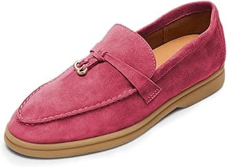 Milooey shoes Women's Round Toe Flat Loafers Comfort Slip On Moccasins Lightweight Driving Penny Loafer Casual Dress Walking Shoes Size 4-16 US