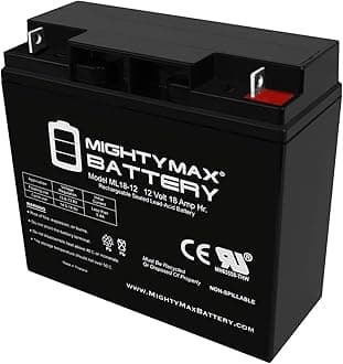Mighty Max Battery 12V 18AH Battery Replaces BP17-12 GP12170 ES17-12 JC-1270 Enduring 6-DW-17 SLA17-12