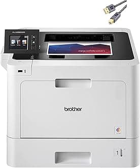 Brother L-8360CDW Series Business Color Laser Printer I Wireless I Mobile Printing I Auto 2-Sided Printing I Up to 33 ppm I 2.7" Color Touchscreen + Printer Cable