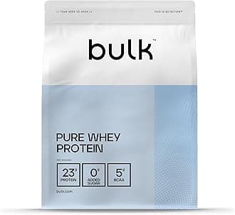 Pure Whey Protein Powder,Unflavoured,23g Protein and 5g BCAAs per Scoop,Whey Concentrate Shake,Low Sugar,Supports Muscle Growth and Repair,Smooth Mixing,Vegetarian,1kg