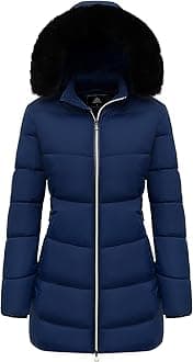 MOERDENGWomen's Winter Windproof Warm Down Coats Waterproof Thicken Hooded fashions Puffer Jacket