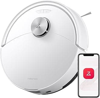 roborock Q10 S5 Robot Vacuum Cleaner and Mop, Hyperforce 10000Pa Suction Dual Anti-Tangle System with Automatic Lift, Reactivetech Anti-obstacle, App Control, for Carp